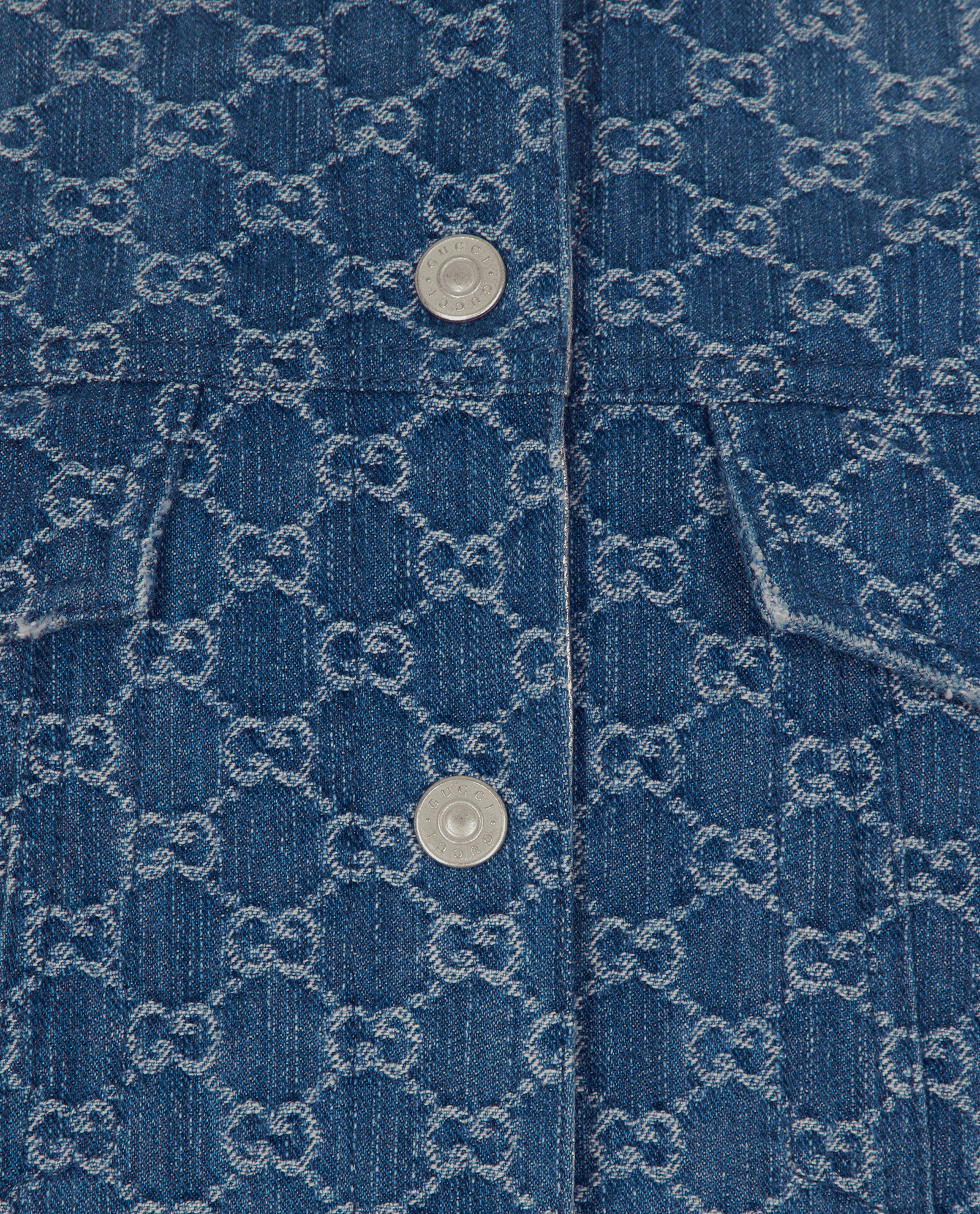 Gucci GG Denim Reversible Jacket, &pound;1,100, Clothing, Blue, Denim, Other view