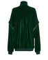 Gucci Studded Velour Removable Sleeve Jacket, back view