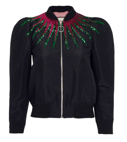 Gucci Sequin Bomber Jacket, front view