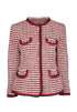 Gucci Metallic Tweed Jacket, front view