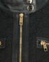 Gucci GG Denim Jacket, £995, Clothing, Black, Cotton/Leather, Other view