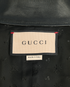 Gucci GG Denim Jacket, £995, Clothing, Black, Cotton/Leather, Other view