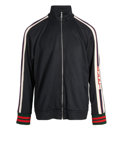 Gucci Taped Logo Track Jacket, front view