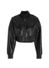Gucci Reversible Cropped Bomber Jacket, front view