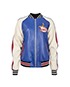 Gucci Leather Bomber Jacket, front view