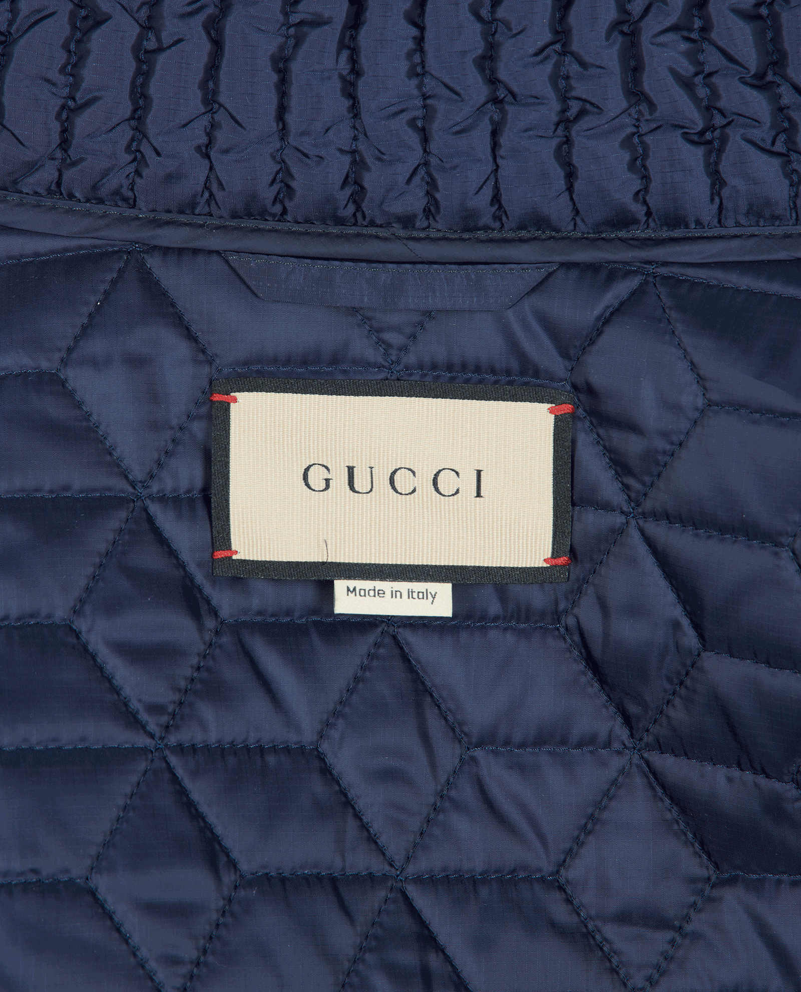 Gucci GG Supreme Lightweight Jacket, &pound;850, Clothing, Beige/Blue, Coated Canvas/Polyester Mix, Other view