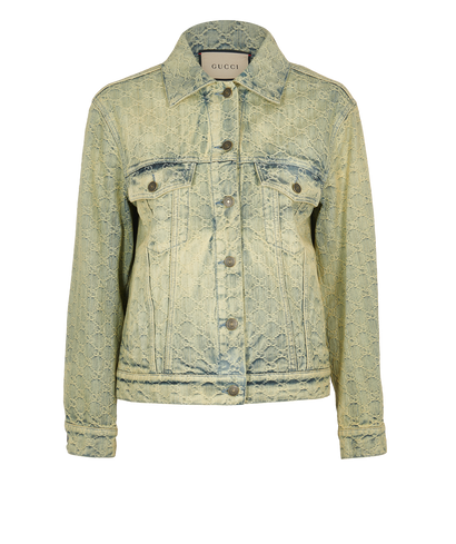 Gucci Acid Wash GG Denim Jacket, front view