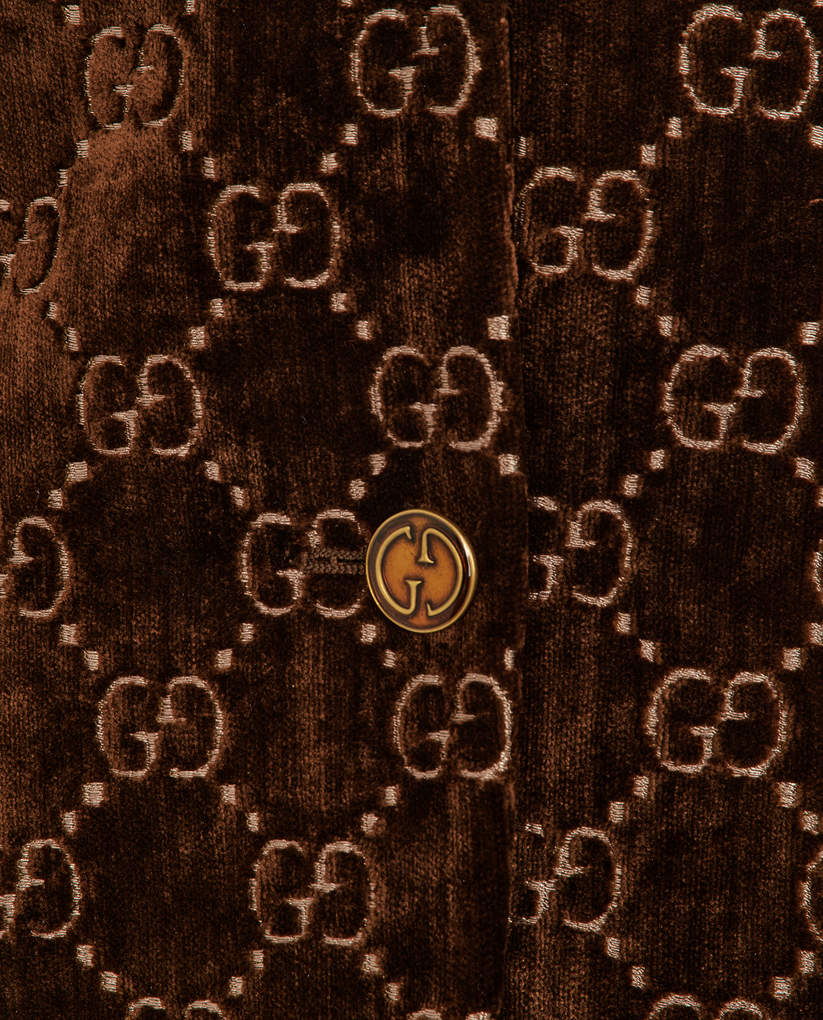 Gucci GG Blazer, &pound;850, Clothing, Brown, Viscose, Other view