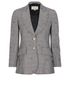 Gucci Plaid Floral Blazer, front view