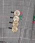 Gucci Plaid Floral Blazer, other view