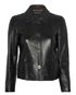 Gucci Button Up Leather Jacket, front view