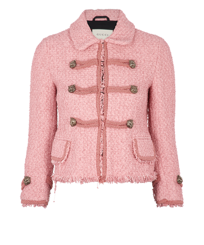 Gucci Tweed Double Breasted Jacket, front view