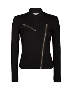 Helmut Lang Zipped Biker Jacket, Synthetic, Black, UK 6