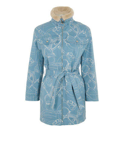 Hermes Belted Jacket, &pound;1,200, Clothing, Cotton/Wool, Front view