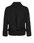 Hermes Wool Blazer with Leather Trim, back view