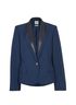 Hermes Leather Lapel Blazer, front view