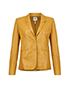 Hermes Leather Blazer, front view