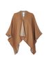 Burberry Icon Stripe To Solid Cape, front view