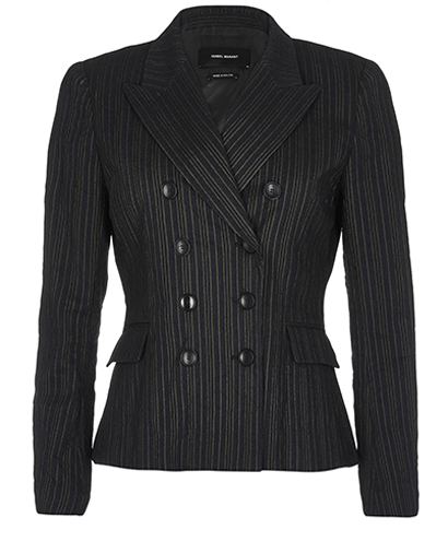 Isabel Marant Pinstripe Double Breasted Jacket, front view