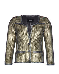 Isabel Marant Jacket, Polyester, Gold/Silver, UK 6