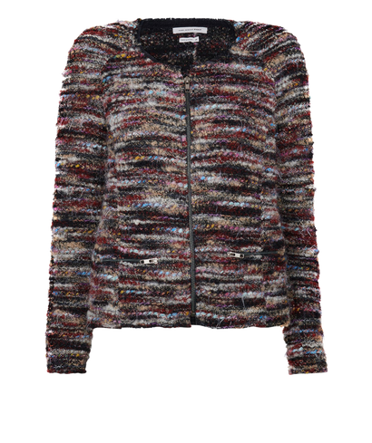 Isabel Marant Etoile Tweed Jacket, £90, Clothing, Black/Blue/Brown/White, Wool, Front view
