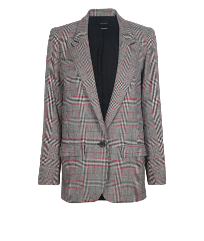 Isabel Marant Checkered Blazer, front view