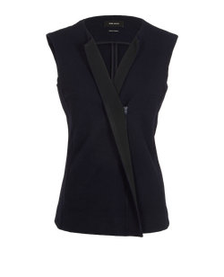 Isabel Marant Vest, Cotton/Wool, Navy, UK12, 2*
