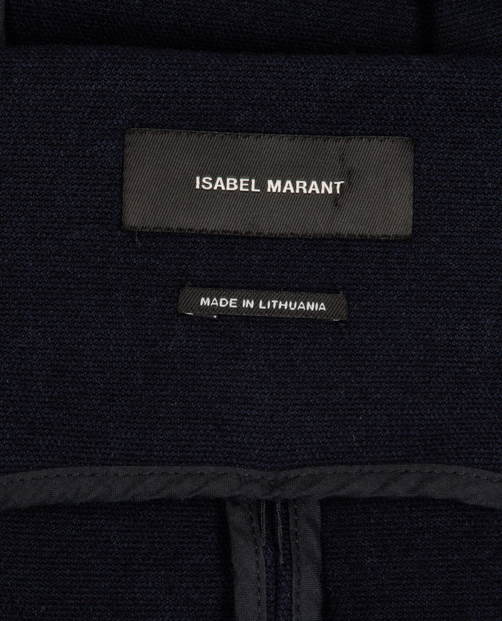 Isabel Marant Vest, &pound;95, Clothing, Navy, Cotton/Wool, Other view