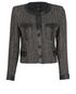 Isabel Marant Leather Trim Tweed Jacket, front view