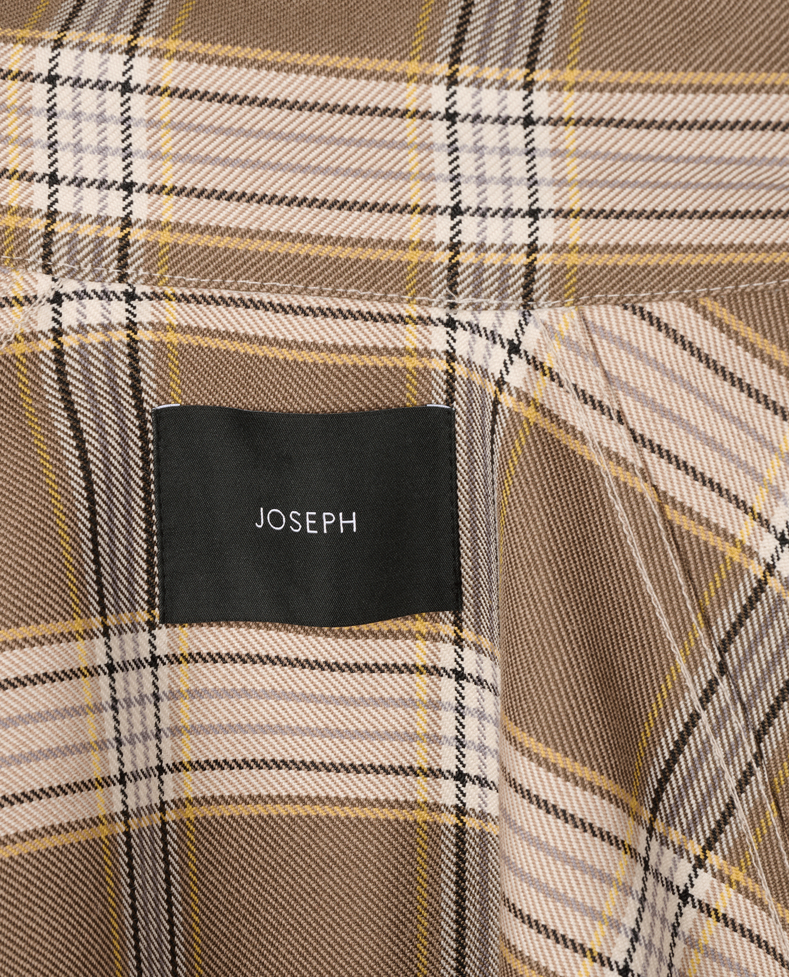 Pre-loved Joseph Oversized Check Jacket - £180