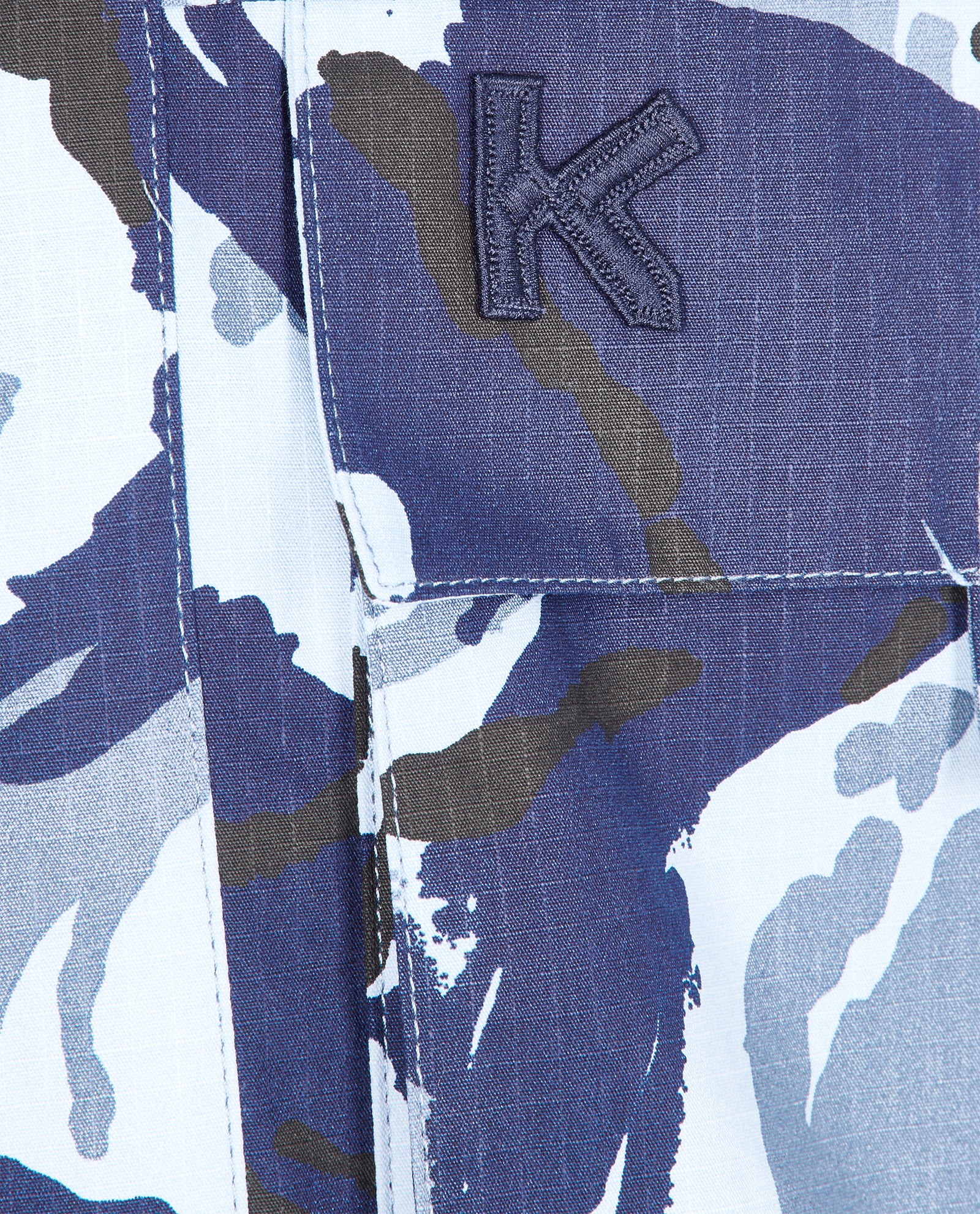 Kenzo Camouflage Jacket, &pound;150, Clothing, Blue, Cotton, Other view