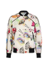 Kenzo Visage Printed Bomber Jacket, &pound;150, Clothing, White, Cotton, Front view