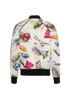 Kenzo Visage Printed Bomber Jacket, &pound;150, Clothing, White, Cotton, Back view