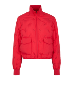 Kenzo Logo Embroidered Puffer Jacket, Down/Feather, Red, Sz S, 3*