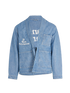 Kenzo Logo Denim Jacket, front view