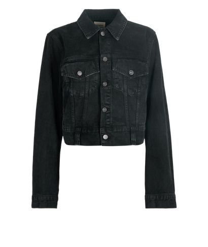 Khaite Denim Cropped Jacket, front view