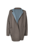 Loro Piana Jimi Reversible Jacket, &pound;550, Clothing, Blue/Taupe, Cashmere, Front view