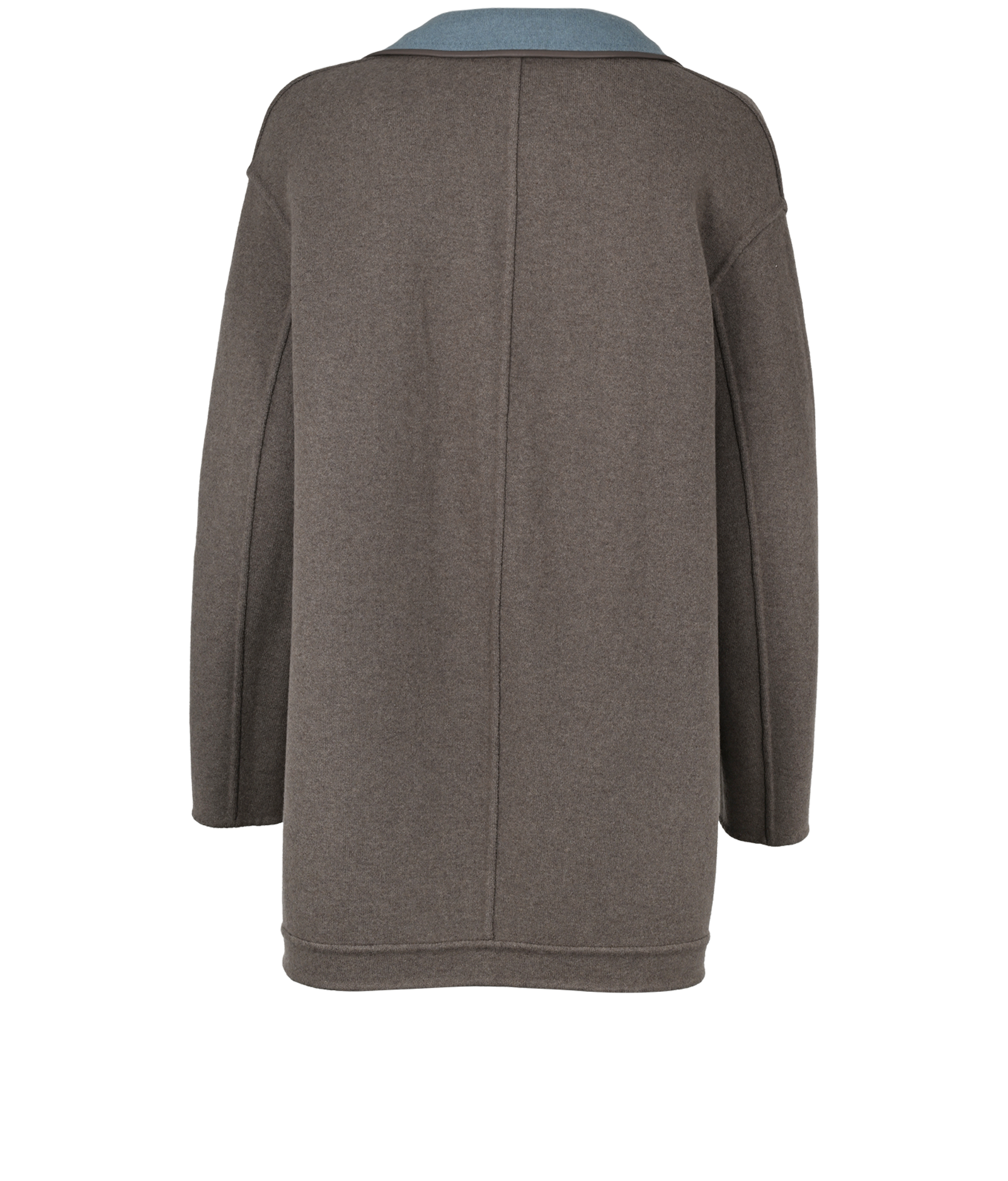 Loro Piana Jimi Reversible Jacket, &pound;550, Clothing, Blue/Taupe, Cashmere, Back view