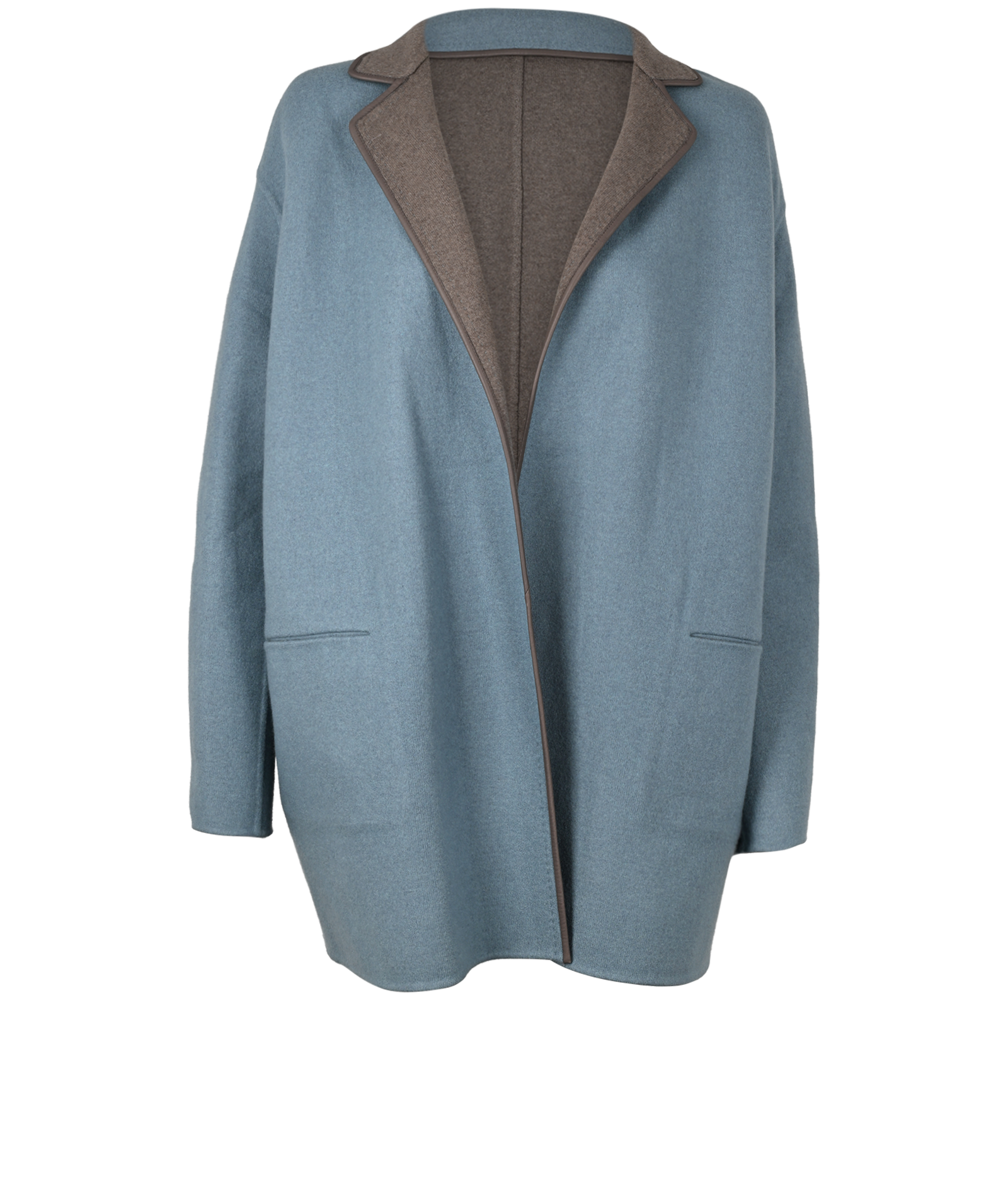 Loro Piana Jimi Reversible Jacket, &pound;550, Clothing, Blue/Taupe, Cashmere, Other view