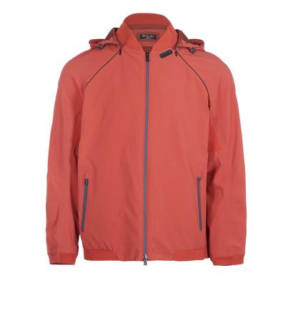 Loro Piana Convertible Rain System Jacket, front view
