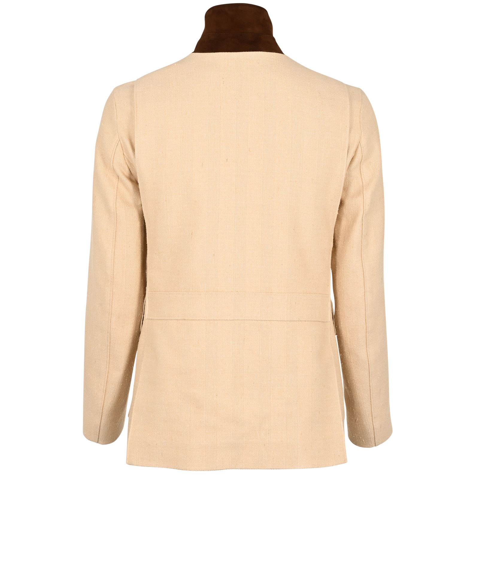 Loro Piana Roadster Jacket, &pound;1,600, Clothing, Beige, Silk, Back view