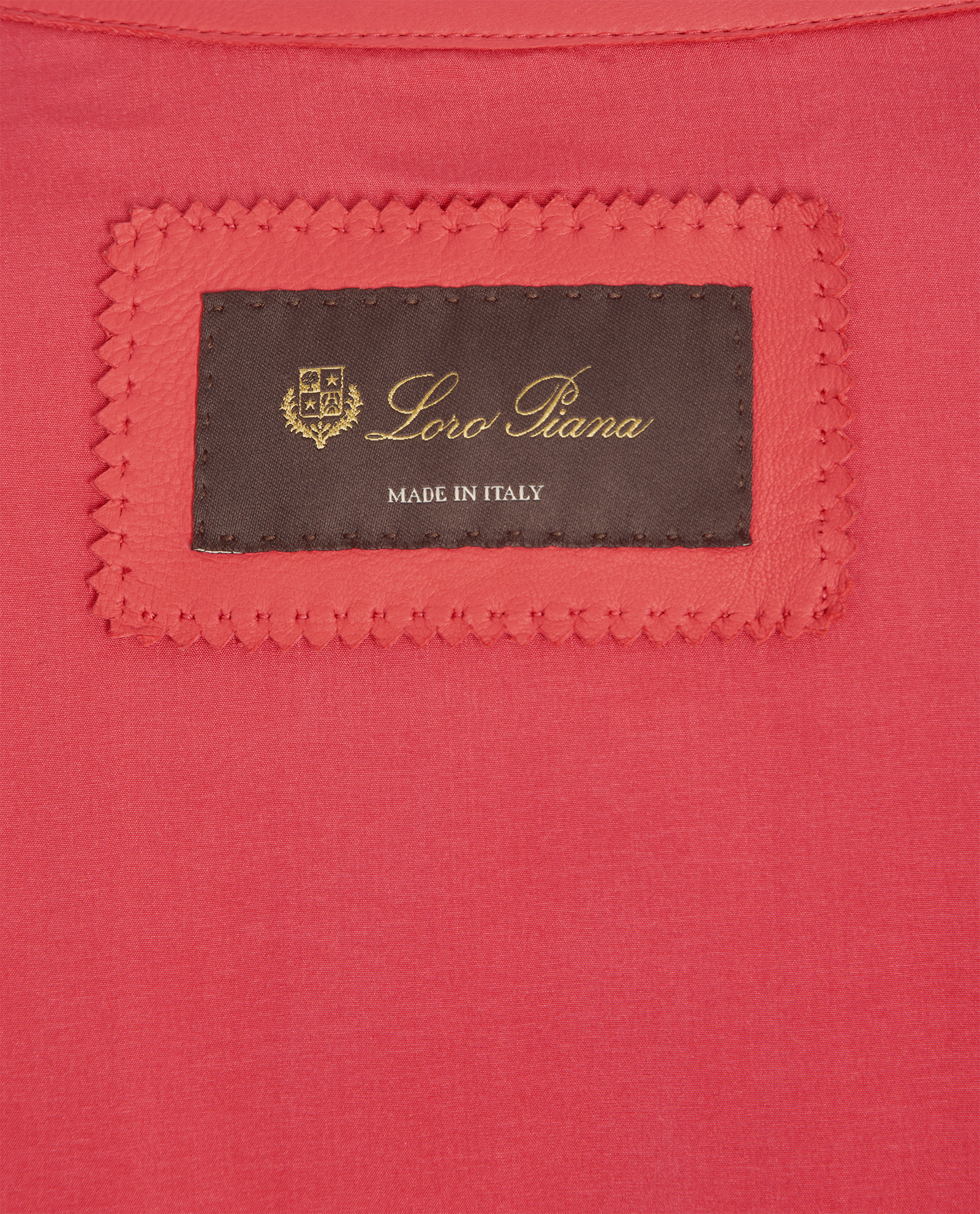 Loro Piana Button-Up Jacket, &pound;495, Clothing, Pink, Lambskin Leather, Other view