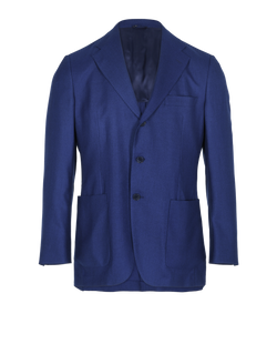 Loro Piana Sunday Jacket, Mens, Cashmere, Blue, Sz L, 3*