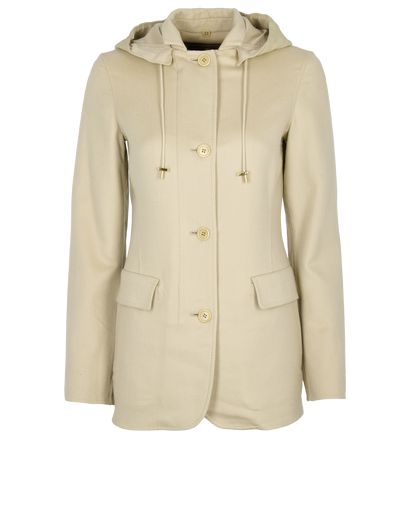 Loro Piana Detachable Hood Jacket, front view