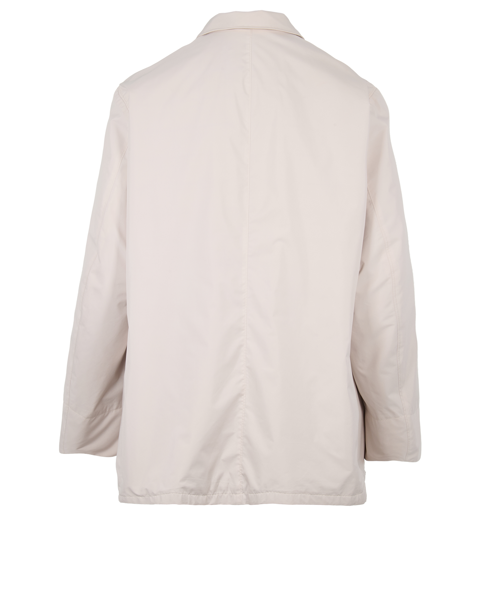 Loro Piana Rain Coat, &pound;1,250, Clothing, Cream, Polyester (Polymer), Back view