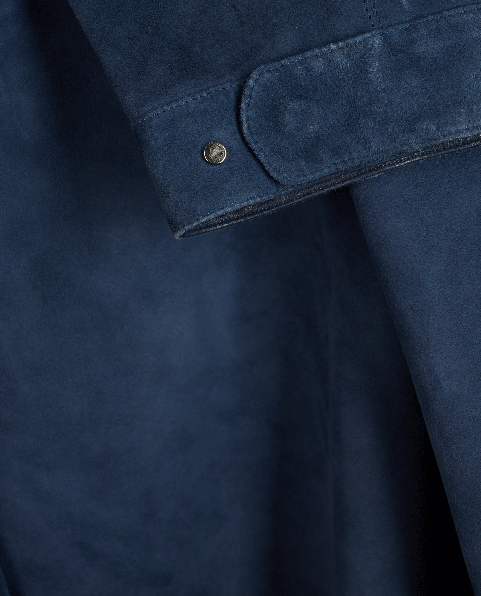 Loro Piana Hooded Zip-Up Jacket, &pound;1,200, Clothing, Navy, Goatskin/Suede, Other view