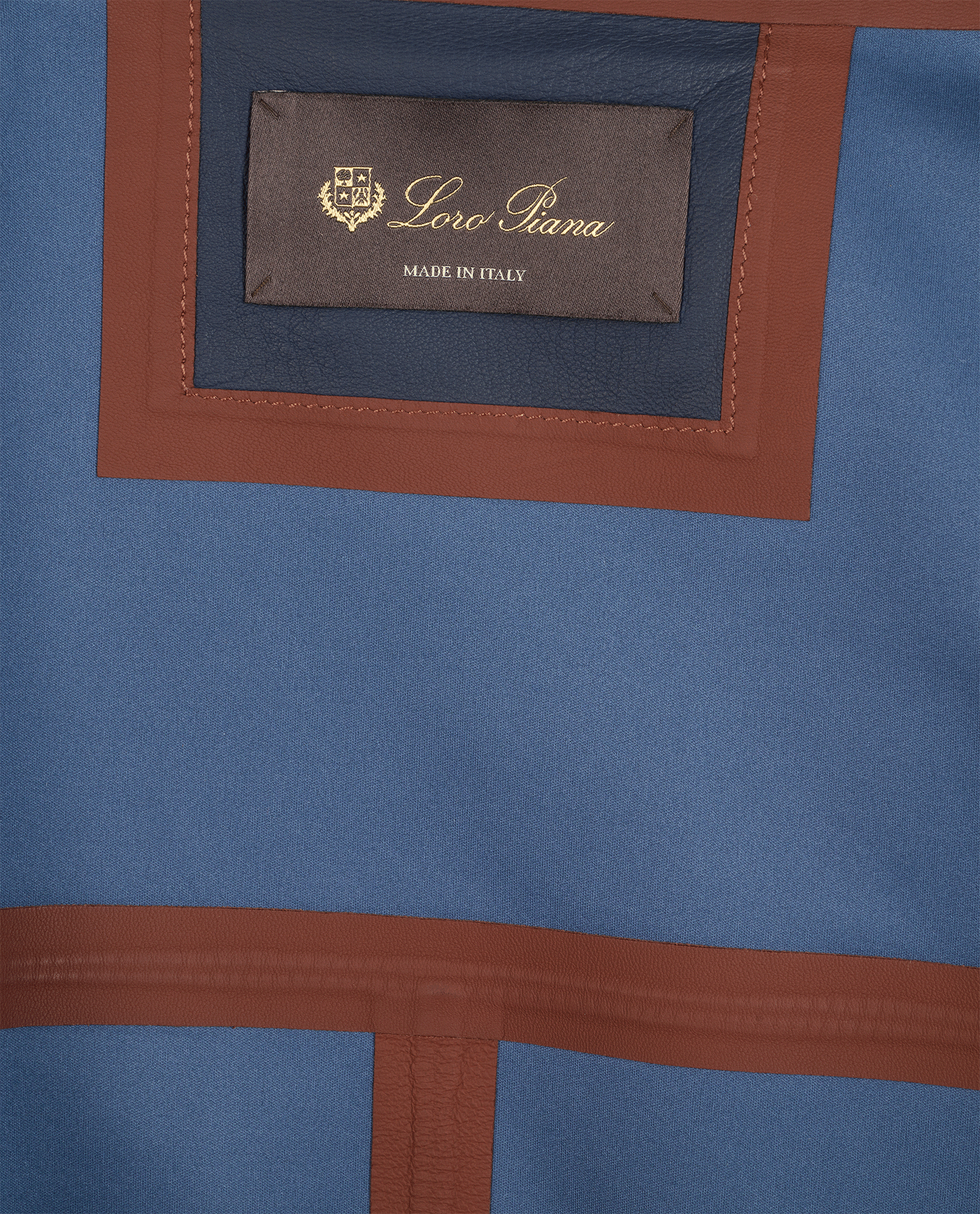 Loro Piana Hooded Zip-Up Jacket, &pound;1,200, Clothing, Navy, Goatskin/Suede, Other view