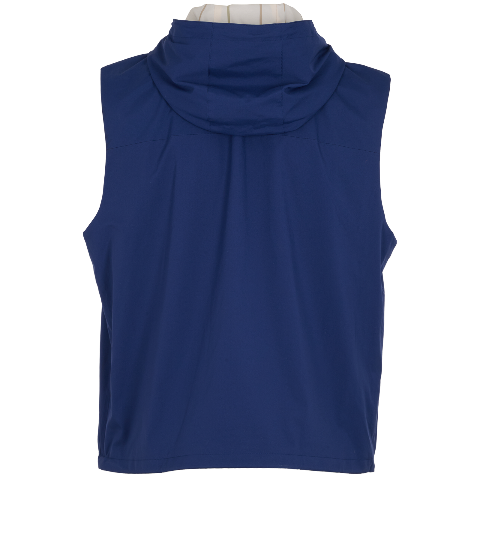 Loro Piana Rain System Vest, &pound;450, Clothing, Blue, Nylon, Back view