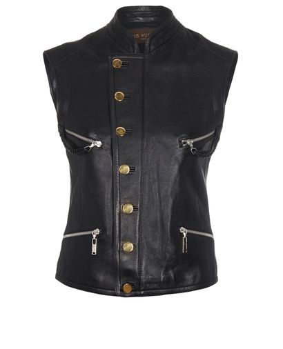 Louis Vuitton Biker Sleeveless Jacket, front view