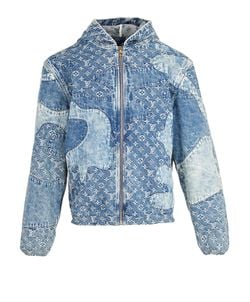 Louis Vuitton - Authenticated Jacket - Cotton Blue Plain for Men, Very Good Condition
